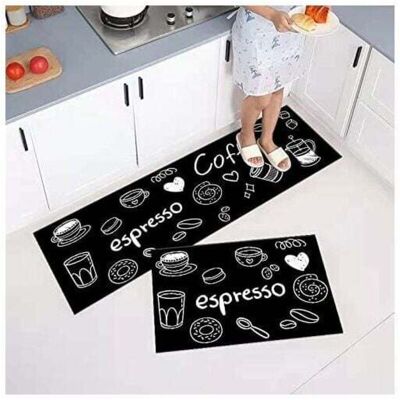 Vision Tigrezy – Lot De 2 Tapis De Cuisine Antidérapants 40 X 60 Cm Et 40 X 120 Cm – Absorbent L'Eau Et L'Huile – Résistants Aux Éclaboussures - Publicité Vision Tigrezy – Lot De 2 Tapis De Cuisine Antidérapants 40 X 60 Cm Et 40 X 120 Cm – Absorbent L'Eau Et L'Huile – Résistants Aux Éclaboussures - Publicité