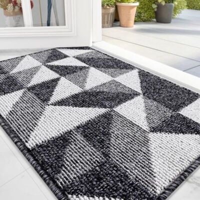 Vision Paillasson D'Entrée Intérieur Lavable 32 X 20 Po, Motif Géométrique Recto Verso, Absorbant, Résistant À La Saleté, Facile À Nettoyer, Noir - Publicité Vision Paillasson D'Entrée Intérieur Lavable 32 X 20 Po, Motif Géométrique Recto Verso, Absorbant, Résistant À La Saleté, Facile À Nettoyer, Noir - Publicité