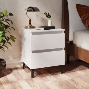 Maisonchic - Chevet Commode de nuit - Table d'appoint - Blanc 40x35x50 cm Aggloméré Chic-578797 - Publicité