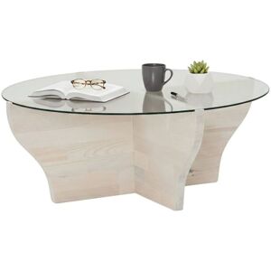 Dmora - Table Basse Almach, Table Basse, Porte-revues Pour Canapé, Etagère De Salon, 92x92h36 Cm, Blanc, Avec Emballage Renforcé - Publicité Dmora - Table Basse Almach, Table Basse, Porte-revues Pour Canapé, Etagère De Salon, 92x92h36 Cm, Blanc, Avec Emballage Renforcé - Publicité