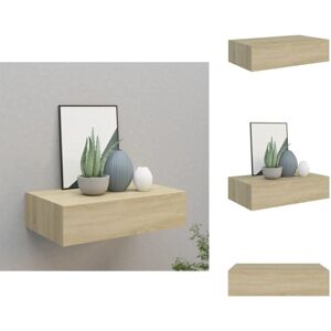 Vidaxl - tagère à tiroir murale chêne 40x23,5x10 cm mdf - Étagère Murale - Étagère à Tiroir - Rangement Mural - Meuble Déco - Bibliothèque Murale - Publicité Vidaxl - tagère à tiroir murale chêne 40x23,5x10 cm mdf - Étagère Murale - Étagère à Tiroir - Rangement Mural - Meuble Déco - Bibliothèque Murale - Publicité