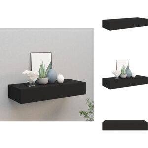 Vidaxl - tagère à tiroir murale Noir 60x23,5x10 cm mdf - Étagère Murale - Étagère à Tiroir - Rangement Mural - Meuble Déco - Bibliothèque Murale - Publicité Vidaxl - tagère à tiroir murale Noir 60x23,5x10 cm mdf - Étagère Murale - Étagère à Tiroir - Rangement Mural - Meuble Déco - Bibliothèque Murale - Publicité