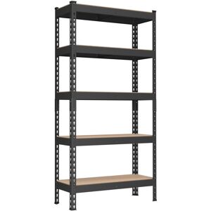 SONGMICS Rayonnage Étagère Pour Charges Lourdes, Étagère De Rangement, Étagère De Cuisine, 5 Niveaux, 30 X 75 X 150 Cm, Capacité De Charge 875 Kg, Pour Cave, Garage, Bureau, Noir - Publicité SONGMICS Rayonnage Étagère Pour Charges Lourdes, Étagère De Rangement, Étagère De Cuisine, 5 Niveaux, 30 X 75 X 150 Cm, Capacité De Charge 875 Kg, Pour Cave, Garage, Bureau, Noir - Publicité