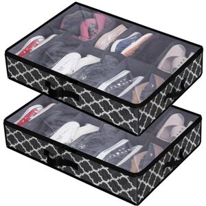 KEABBA Lot De 2 Sac De Rangement Pour Chaussures Avec Fenêtre Transparente - Organiseur À Chaussures Pour Rangement 12 Compartiments Boîte De Rangement Sous Le Lit, Impression De Lanterne, - Publicité KEABBA Lot De 2 Sac De Rangement Pour Chaussures Avec Fenêtre Transparente - Organiseur À Chaussures Pour Rangement 12 Compartiments Boîte De Rangement Sous Le Lit, Impression De Lanterne, - Publicité