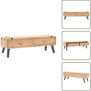 Vidaxl - Meuble Tv Bois De Sapin Massif 120x33x35 Cm - Meubles Tv - Meuble Tv Retro - Meuble Tv Bois - Meuble Tv Avec Tiroirs - Rangement Tv - Publicité Vidaxl - Meuble Tv Bois De Sapin Massif 120x33x35 Cm - Meubles Tv - Meuble Tv Retro - Meuble Tv Bois - Meuble Tv Avec Tiroirs - Rangement Tv - Publicité