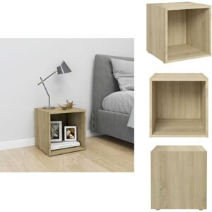 VIDAXL Meuble tv chêne sonoma 37x35x37 cm bois d'ingénierie - Meuble Tv - Meuble Tv Moderne - Meuble Tv Design - Armoire Hifi - Rangement Salon - Publicité VIDAXL Meuble tv chêne sonoma 37x35x37 cm bois d'ingénierie - Meuble Tv - Meuble Tv Moderne - Meuble Tv Design - Armoire Hifi - Rangement Salon - Publicité