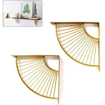 Generic 2pcs Support D'Étagère Murale D'Angle, Idéal Pour Les Restaurants, Les Bureaux Et La Décoration Intérieure - Publicité Generic 2pcs Support D'Étagère Murale D'Angle, Idéal Pour Les Restaurants, Les Bureaux Et La Décoration Intérieure - Publicité