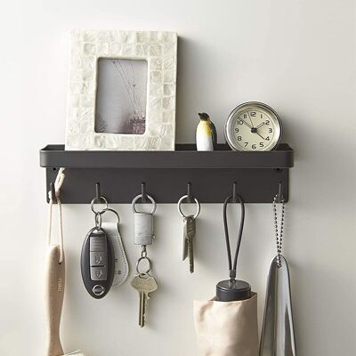OEM Étagère Murale, Home Smart Porte-clés Magnétique Avec Plateau Noir - Publicité OEM Étagère Murale, Home Smart Porte-clés Magnétique Avec Plateau Noir - Publicité