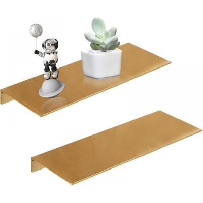 OEM Ensemble De Deux Supports Muraux Métalliques, Style Moderne, 30 Cm, Convient Au Salon, À La Cuisine, À La Chambre, Au Bureau, Etc., Avec Deux Méthodes D'Installation.-dou - Publicité OEM Ensemble De Deux Supports Muraux Métalliques, Style Moderne, 30 Cm, Convient Au Salon, À La Cuisine, À La Chambre, Au Bureau, Etc., Avec Deux Méthodes D'Installation.-dou - Publicité