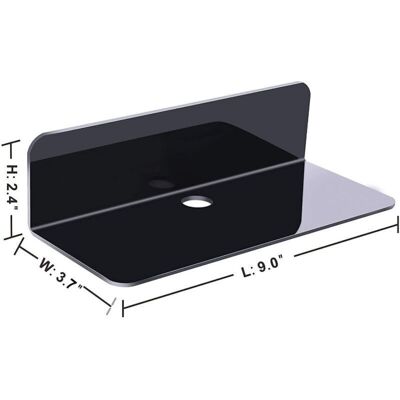 OEM Acrylique Clair Étagère Murale Étagères Flottantes Pour La Maison Salle De Bains Salon Cuisine Monté Affichage D'Image Avec Câble Trou Vis B-type1-crezuo - Publicité OEM Acrylique Clair Étagère Murale Étagères Flottantes Pour La Maison Salle De Bains Salon Cuisine Monté Affichage D'Image Avec Câble Trou Vis B-type1-crezuo - Publicité