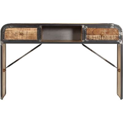 Maison La Vie - Buffet Salon Moderne - Meuble De Rangement - 120x30x75 Cm Bois De Manguier Massif Bu1776 - Publicité Maison La Vie - Buffet Salon Moderne - Meuble De Rangement - 120x30x75 Cm Bois De Manguier Massif Bu1776 - Publicité