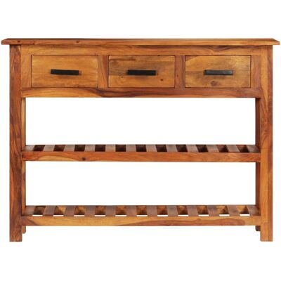 Maison Exclusive - Buffet Avec 3 Tiroirs 110x30x80 Cm Bois D'Acacia Massif - Publicité Maison Exclusive - Buffet Avec 3 Tiroirs 110x30x80 Cm Bois D'Acacia Massif - Publicité