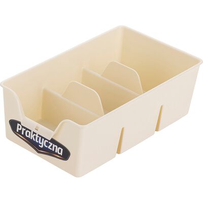 OEM Organisateur En Plastique S 22 X 13,5 X 7,5 Cm Crème - Ben - Publicité OEM Organisateur En Plastique S 22 X 13,5 X 7,5 Cm Crème - Ben - Publicité