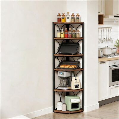 OEM Étagère D'Angle Multifonctionnelle, Étagère D'Angle À 6 Niveaux, Petite Étagère D'Angle - Publicité OEM Étagère D'Angle Multifonctionnelle, Étagère D'Angle À 6 Niveaux, Petite Étagère D'Angle - Publicité