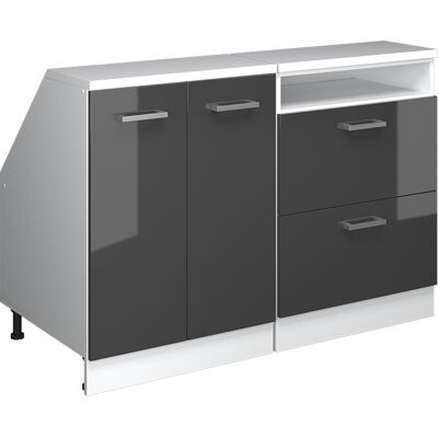 Ensembles De Meuble De Rangement Sous Pente Rion, Anthracite Haute Brillance, 120cm Lot De 2 Caissons 60 Cm De Profondeur, Vicco - Publicité Ensembles De Meuble De Rangement Sous Pente Rion, Anthracite Haute Brillance, 120cm Lot De 2 Caissons 60 Cm De Profondeur, Vicco - Publicité
