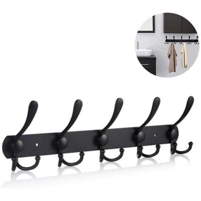 BRINSEA Coat Rack Wall Mounted,5 Tri Hooks For Hanging Coats,wall Coat Hanger-ensoleillé - Publicité BRINSEA Coat Rack Wall Mounted,5 Tri Hooks For Hanging Coats,wall Coat Hanger-ensoleillé - Publicité