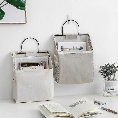 LAVVE Sac De Rangement Mural En Coton Et Lin 2024, Organisateur Mural Pour Livres Et Magazines - Publicité LAVVE Sac De Rangement Mural En Coton Et Lin 2024, Organisateur Mural Pour Livres Et Magazines - Publicité