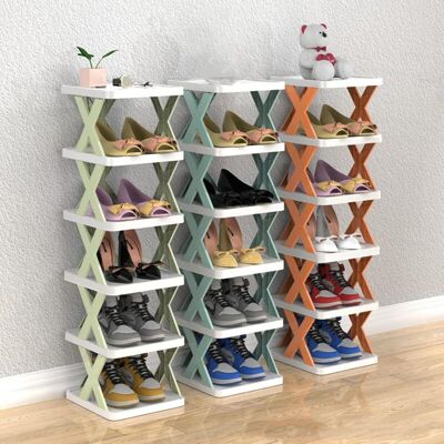 OEM Étagère À Chaussures – Organiseur De Chaussures À 9 Niveaux Pour Placard Étroit, Armoire À Chaussures Peu Encombrante Pour Chambre À Coucher, Vestiaire, Couloir, Garage. (bleu Clair) - Publicité OEM Étagère À Chaussures – Organiseur De Chaussures À 9 Niveaux Pour Placard Étroit, Armoire À Chaussures Peu Encombrante Pour Chambre À Coucher, Vestiaire, Couloir, Garage. (bleu Clair) - Publicité