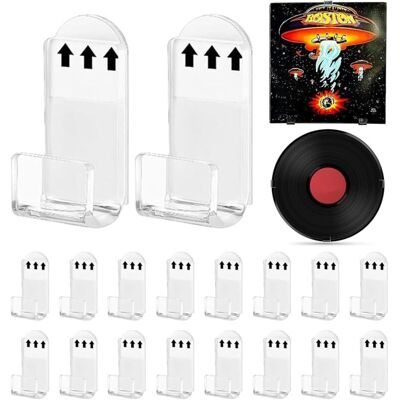 OEM Lot De 18 Support Mural Pour Disque Vinyle, Mount Minimaliste, Accroches Vinyle Muraux En Acrylique Support Autocollant Pour Disques Vinyles Cd Et Dvd Étagère, Porte Autocollant, Sans Percer - Publicité OEM Lot De 18 Support Mural Pour Disque Vinyle, Mount Minimaliste, Accroches Vinyle Muraux En Acrylique Support Autocollant Pour Disques Vinyles Cd Et Dvd Étagère, Porte Autocollant, Sans Percer - Publicité