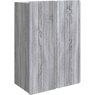 Armoire Murale Sonoma Gris 66 X 34,5 X 92 Cm Bois D'Ingénierie Vidaxl - Publicité Armoire Murale Sonoma Gris 66 X 34,5 X 92 Cm Bois D'Ingénierie Vidaxl - Publicité