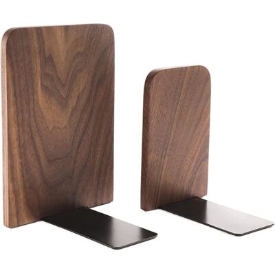 OEM Serre Livre, Cale Livre, Support De Serre-livres En Noyer Noir Pour Étagères, Support De Rangement Pour Organisateur De Serre-livres Antidérapant 17x13 Cm Pour La Maison, Le Bureau-aimoonsa-dou - Publicité OEM Serre Livre, Cale Livre, Support De Serre-livres En Noyer Noir Pour Étagères, Support De Rangement Pour Organisateur De Serre-livres Antidérapant 17x13 Cm Pour La Maison, Le Bureau-aimoonsa-dou - Publicité