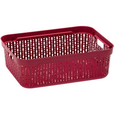 OEM Morsetta Panier Plastique Xl Bourgogne -jag - Publicité OEM Morsetta Panier Plastique Xl Bourgogne -jag - Publicité