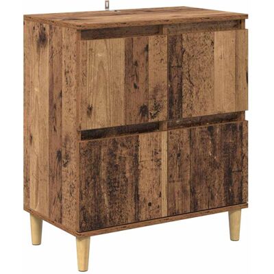 Maison La Vie - Buffet Salon Moderne - Meuble De Rangement - Bois Ancien 60 X 35 X 70 Cm Bois D'Ingénierie Bu3001 - Publicité Maison La Vie - Buffet Salon Moderne - Meuble De Rangement - Bois Ancien 60 X 35 X 70 Cm Bois D'Ingénierie Bu3001 - Publicité