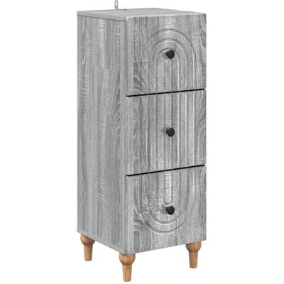 Maison Exclusive - Armoire À Tiroirs Sonoma Gris 33 X 34,5 X 90 Cm - Publicité Maison Exclusive - Armoire À Tiroirs Sonoma Gris 33 X 34,5 X 90 Cm - Publicité