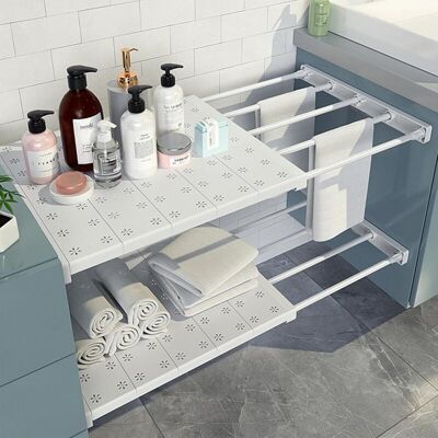 OEM 2pcs Extensible Séparateur De Support De Rangement, (24cm, 3860cm)d'étagère Réglables, Armoires Télescopiques, Organisateur De Placard, Étagère Compartiments Pour Cuisine Armoire Bibliothèque - Publicité OEM 2pcs Extensible Séparateur De Support De Rangement, (24cm, 3860cm)d'étagère Réglables, Armoires Télescopiques, Organisateur De Placard, Étagère Compartiments Pour Cuisine Armoire Bibliothèque - Publicité