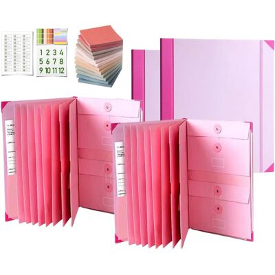 OEM Si Je Meurs, Un Organiseur De Classeur, Un Porte-documents, Compatible Avec Les Classeurs Manquants, Un Organisateur De Documents Importants, Adapté À La Maison, Au Bureau Et À L'École (rose X2 + 12 N - Publicité OEM Si Je Meurs, Un Organiseur De Classeur, Un Porte-documents, Compatible Avec Les Classeurs Manquants, Un Organisateur De Documents Importants, Adapté À La Maison, Au Bureau Et À L'École (rose X2 + 12 N - Publicité