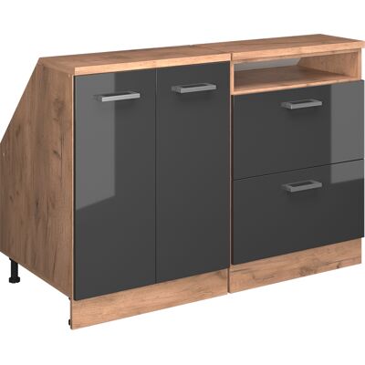 Ensembles De Meuble De Rangement Sous Pente Rion, Anthracite Haute Brillance, 120cm Lot De 2 Caissons 60 Cm De Profondeur, Vicco - Publicité Ensembles De Meuble De Rangement Sous Pente Rion, Anthracite Haute Brillance, 120cm Lot De 2 Caissons 60 Cm De Profondeur, Vicco - Publicité