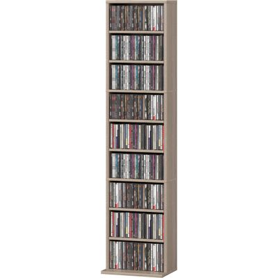 OEM Rangements Pour Cd Et Dvd 9 Compartiments Et 6 Étagères Réglables Capacité Max. 260 Cd/120 Dvd 33 X 24 X 140 Cm Bois Naturel - Publicité OEM Rangements Pour Cd Et Dvd 9 Compartiments Et 6 Étagères Réglables Capacité Max. 260 Cd/120 Dvd 33 X 24 X 140 Cm Bois Naturel - Publicité
