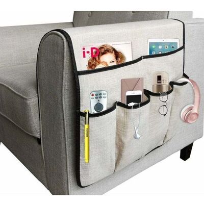 FANGMEDIA Grand Organiseur De Canapé Organisateur Caddy, Support De Télécommande De Tv Antidérapant Canapé Accoudoir Sac De Rangement, 19.7x35 Inch-fei Yu - Publicité FANGMEDIA Grand Organiseur De Canapé Organisateur Caddy, Support De Télécommande De Tv Antidérapant Canapé Accoudoir Sac De Rangement, 19.7x35 Inch-fei Yu - Publicité