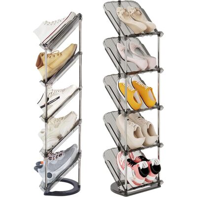 Generic Étagère Chaussure À 5 Niveaux, Organisateur Chaussures,convient Aux Entrées Et Aux Dressings,gagnez De L'Espace,abs,style Minimaliste - Publicité Generic Étagère Chaussure À 5 Niveaux, Organisateur Chaussures,convient Aux Entrées Et Aux Dressings,gagnez De L'Espace,abs,style Minimaliste - Publicité