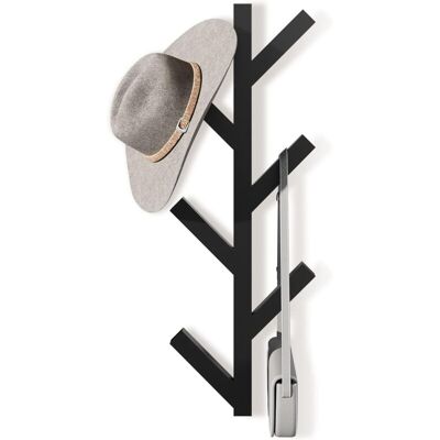 OEM Porte-manteau Mural Vertical En Métal Noir – 41 Cm, 6 Crochets Robustes Pour Manteaux, Vestes Et Accessoires - Publicité OEM Porte-manteau Mural Vertical En Métal Noir – 41 Cm, 6 Crochets Robustes Pour Manteaux, Vestes Et Accessoires - Publicité