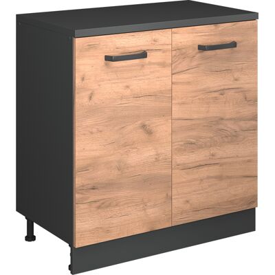 Armoire D'Extension Rion, Chêne De Force Doré/anthracite, 80x46cm Sans Pente Avec 2 Portes, Vicco - Publicité Armoire D'Extension Rion, Chêne De Force Doré/anthracite, 80x46cm Sans Pente Avec 2 Portes, Vicco - Publicité