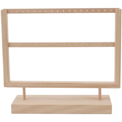 PELTOR Jeffergarden Boucles D'Oreilles Organisateur Support Journal Couleur Boucles D'Oreilles En Bois Porte-bijoux Présentoir De Stockage Pour Boucles D'Oreilles Suspendues 2 Couches - Publicité PELTOR Jeffergarden Boucles D'Oreilles Organisateur Support Journal Couleur Boucles D'Oreilles En Bois Porte-bijoux Présentoir De Stockage Pour Boucles D'Oreilles Suspendues 2 Couches - Publicité
