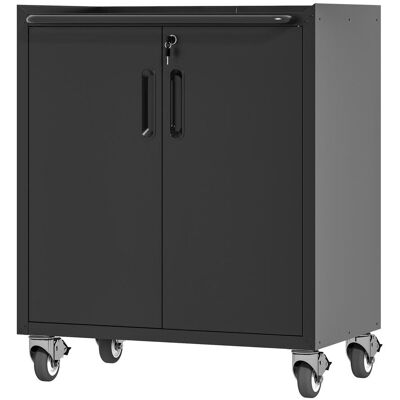 OEM Armoire De Rangement Métallique Robuste Pour Garage Avec Roulettes – Étagère Autoportante En Acier, 75 × 42 × 88 Cm, Avec Roulettes Et Serrure – Universelle Pour Garage, Bureau, Sous-sol, Atelier (ass - Publicité OEM Armoire De Rangement Métallique Robuste Pour Garage Avec Roulettes – Étagère Autoportante En Acier, 75 × 42 × 88 Cm, Avec Roulettes Et Serrure – Universelle Pour Garage, Bureau, Sous-sol, Atelier (ass - Publicité