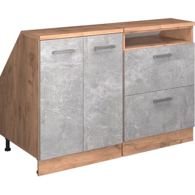 Ensembles De Meuble De Rangement Sous Pente Rion, Béton, 120cm Lot De 2 Caissons 60 Cm De Profondeur, Vicco - Publicité Ensembles De Meuble De Rangement Sous Pente Rion, Béton, 120cm Lot De 2 Caissons 60 Cm De Profondeur, Vicco - Publicité