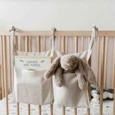 FOGSHIELD Sac De Rangement Suspendu– Lit De Bébé Poche Organisateur Pépinière Solide Jouets De Chevet Suspendus Sac De Rangement (beige) - Publicité FOGSHIELD Sac De Rangement Suspendu– Lit De Bébé Poche Organisateur Pépinière Solide Jouets De Chevet Suspendus Sac De Rangement (beige) - Publicité
