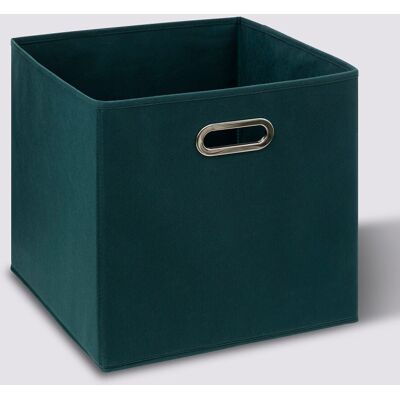 Boite De Rangement 31 X 31 X 31 Cm Atmosphera - Pétrole - - Publicité Boite De Rangement 31 X 31 X 31 Cm Atmosphera - Pétrole - - Publicité
