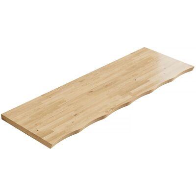 ACKERMAN Planche En Bois Massif 140cm, Peut Être Utilisée Seule Ou Avec Des Armoires De Rangement, Ne Contient Pas De Quincaillerie, Couleur Veinure De Bois Naturel - Publicité ACKERMAN Planche En Bois Massif 140cm, Peut Être Utilisée Seule Ou Avec Des Armoires De Rangement, Ne Contient Pas De Quincaillerie, Couleur Veinure De Bois Naturel - Publicité