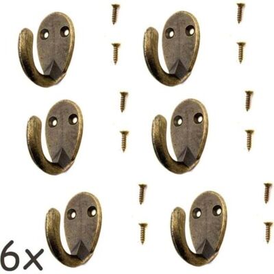 OEM Lot De 6 Crochets Antiques Pour Porte-manteau, Porte-serviettes, Crochets En Fer En Laiton Bronze, Style Vintage Maison De Campagne, Rétro, Ovale - Publicité OEM Lot De 6 Crochets Antiques Pour Porte-manteau, Porte-serviettes, Crochets En Fer En Laiton Bronze, Style Vintage Maison De Campagne, Rétro, Ovale - Publicité