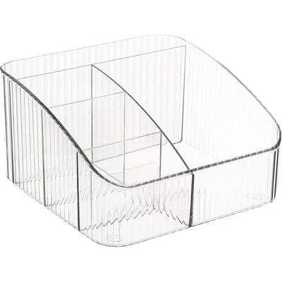 Generic Maquillage Organisateur Avec 5 Compartiment Beauté Stockage Maquillage Organisateur Pour Le Bureau Armoire Salle De Bain Vanité Comptoirs - Publicité Generic Maquillage Organisateur Avec 5 Compartiment Beauté Stockage Maquillage Organisateur Pour Le Bureau Armoire Salle De Bain Vanité Comptoirs - Publicité