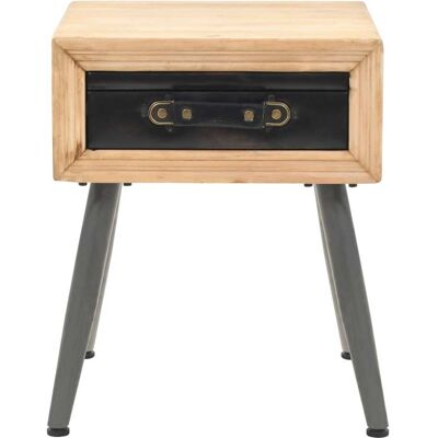 Maison Exclusive - Table De Chevet Bois De Sapin Massif 43 X 38 X 50 Cm - Publicité Maison Exclusive - Table De Chevet Bois De Sapin Massif 43 X 38 X 50 Cm - Publicité