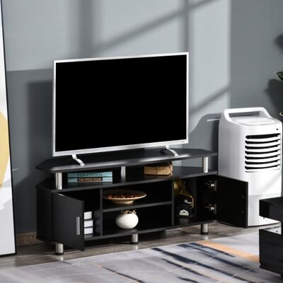 Generic Meuble Tv Meuble Télé Bois Banc Tv Pour Téléviseur Jusqu'à 55 Pouces Avec Grand Plateau, Placards À Portes Et Compartiment Ouvert - Publicité Generic Meuble Tv Meuble Télé Bois Banc Tv Pour Téléviseur Jusqu'à 55 Pouces Avec Grand Plateau, Placards À Portes Et Compartiment Ouvert - Publicité