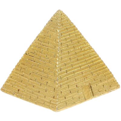 LISATR Petite Pyramide Égyptienne Miniature En Résine, Décoration Pour Étagère Ou Meuble De Rangement-5.30x5.30x5.30cm-golden - Publicité LISATR Petite Pyramide Égyptienne Miniature En Résine, Décoration Pour Étagère Ou Meuble De Rangement-5.30x5.30x5.30cm-golden - Publicité