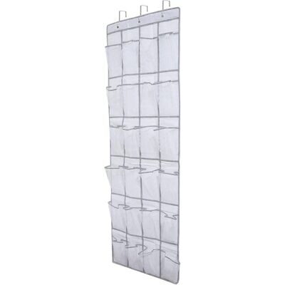 AHLSEN Bravix Range Chaussures À Suspendre Sur La Porte, Sac De Rangement Suspendu Avec 24 Poches, Rangement De Chaussures Suspendu, Organiseur De Suspension Multifonction Pour Chambre À Coucher, Salle De Ba - Publicité AHLSEN Bravix Range Chaussures À Suspendre Sur La Porte, Sac De Rangement Suspendu Avec 24 Poches, Rangement De Chaussures Suspendu, Organiseur De Suspension Multifonction Pour Chambre À Coucher, Salle De Ba - Publicité