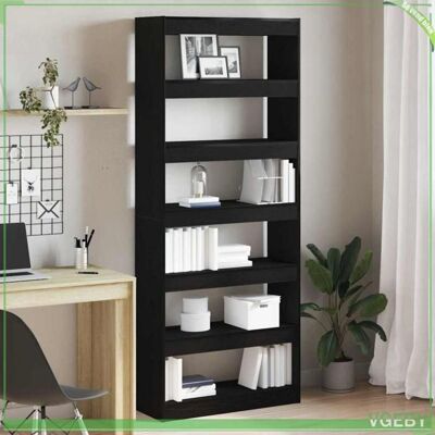 OEM Bibliothèque - 3333923 - Chêne Noir - Bois D'Ingénierie - 80 X 30 X 198 Cm - Publicité OEM Bibliothèque - 3333923 - Chêne Noir - Bois D'Ingénierie - 80 X 30 X 198 Cm - Publicité