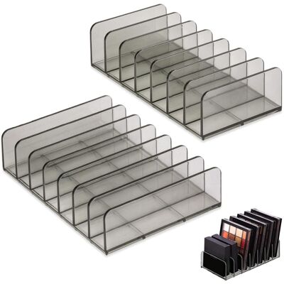 OEM Ensemble De Rangement Pour Palette De Maquillage En Deux Parties, Boîte De Rangement Pour Maquillage À 7 Compartiments - Publicité OEM Ensemble De Rangement Pour Palette De Maquillage En Deux Parties, Boîte De Rangement Pour Maquillage À 7 Compartiments - Publicité